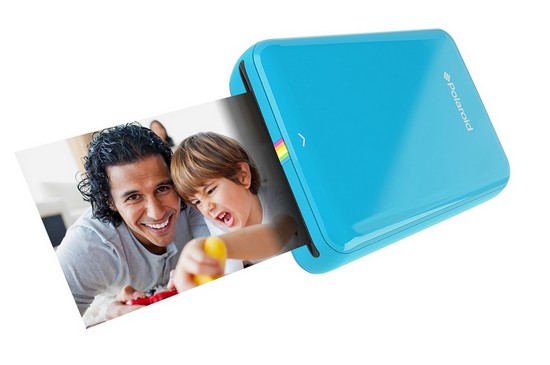 Polaroid Zip Sofortbilddrucker blau für Handy iOS und Android