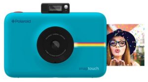 Polaroid Snap digitale Sofortbildkamera blau mit Sofortbild