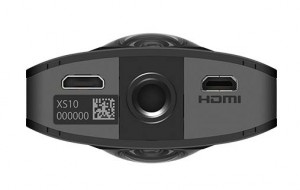 Ricoh Theta S - 360 Grad Kamera - Unterseite und Anschlüsse