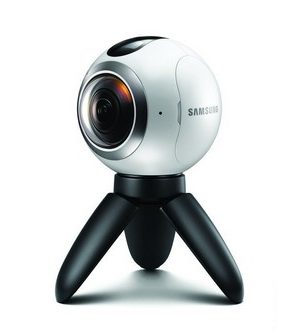 Samsung Gear 360 Actionkamera für Panorama-Videos und Fotos - Weiß
