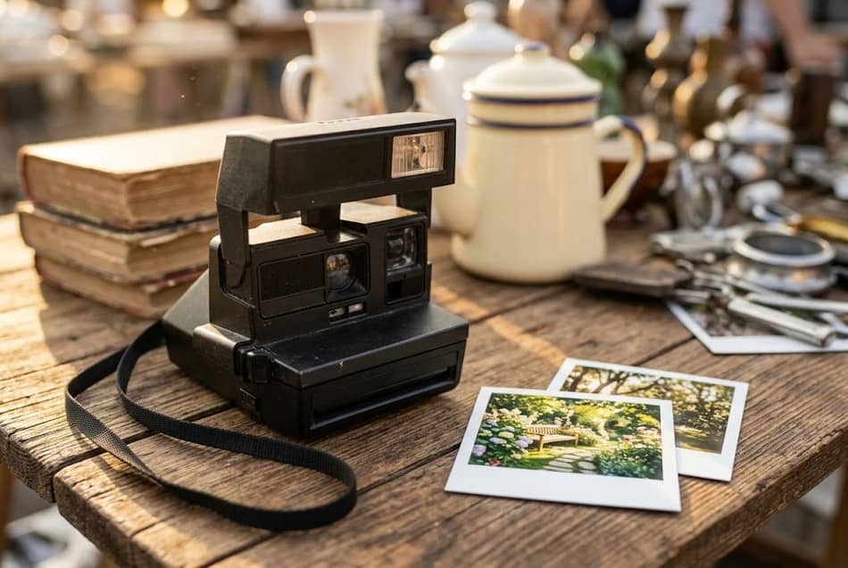 Alte Polaroid Kamera			Noch keine Bewertungen vorhanden.