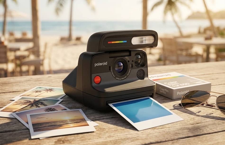 Polaroid Flip Kult-Design trifft Sonar-Autofokus
